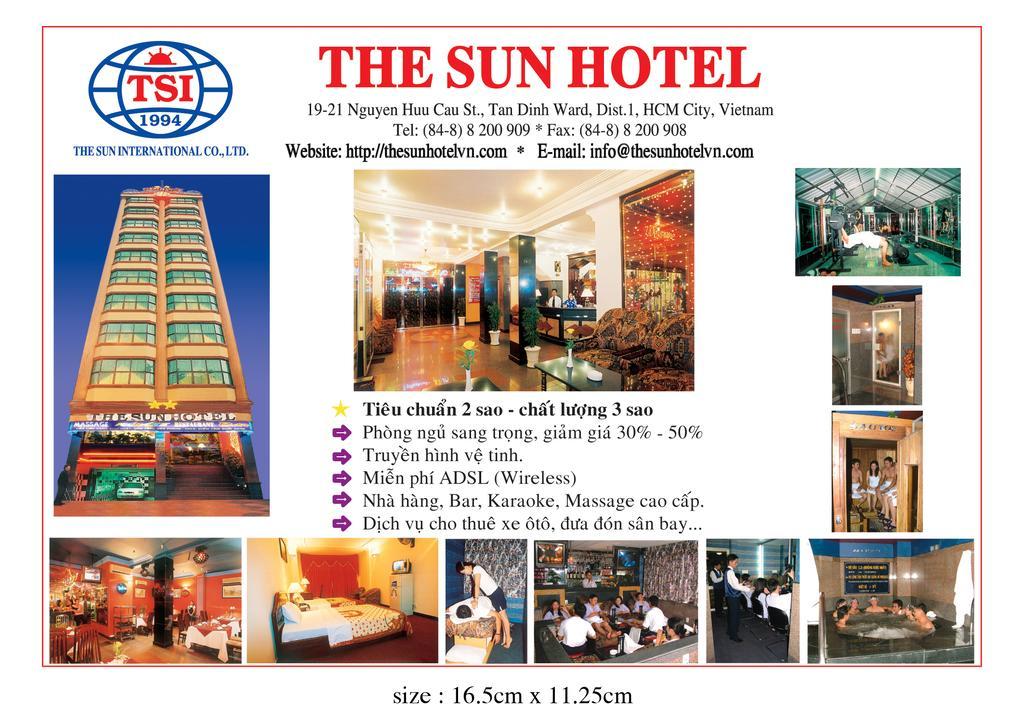 הו צ'י מין סיטי The Sun Hotel מראה חיצוני תמונה